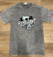 Load image into Gallery viewer, 2023 RokIsland Fest Poster Design Lineup Tee
