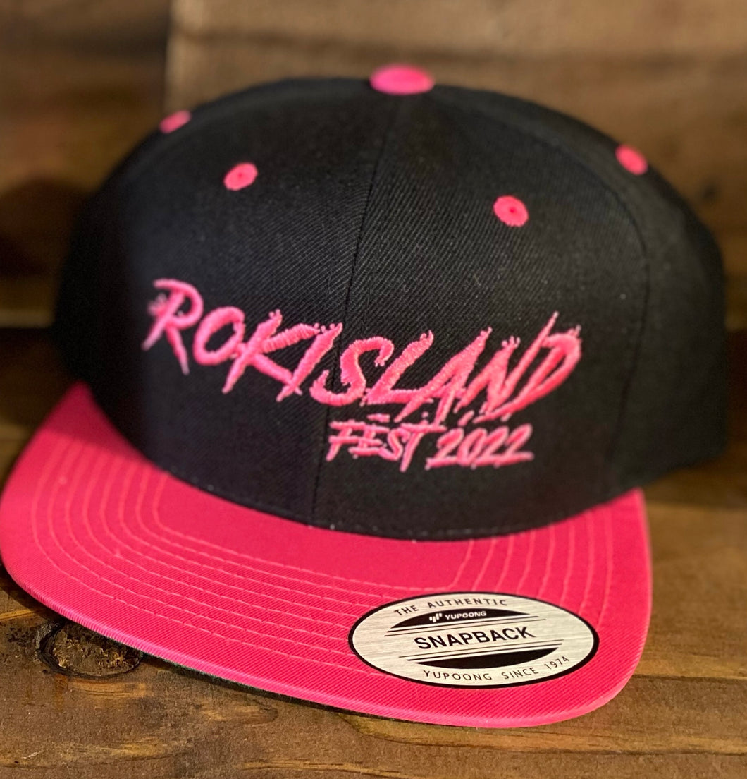 Closet Clean Out! ‘22 RokIsland Hot Pink Embroidered Hat