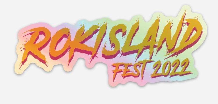 Closet Clean Out! 2022 RokIsland Fest Stickers